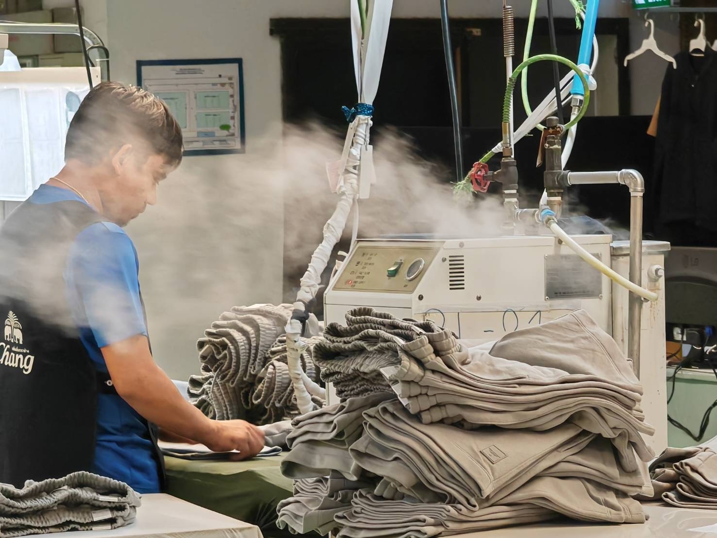 Pilot Knit Thai knitwear factory production line digital planning with FastReactPlan