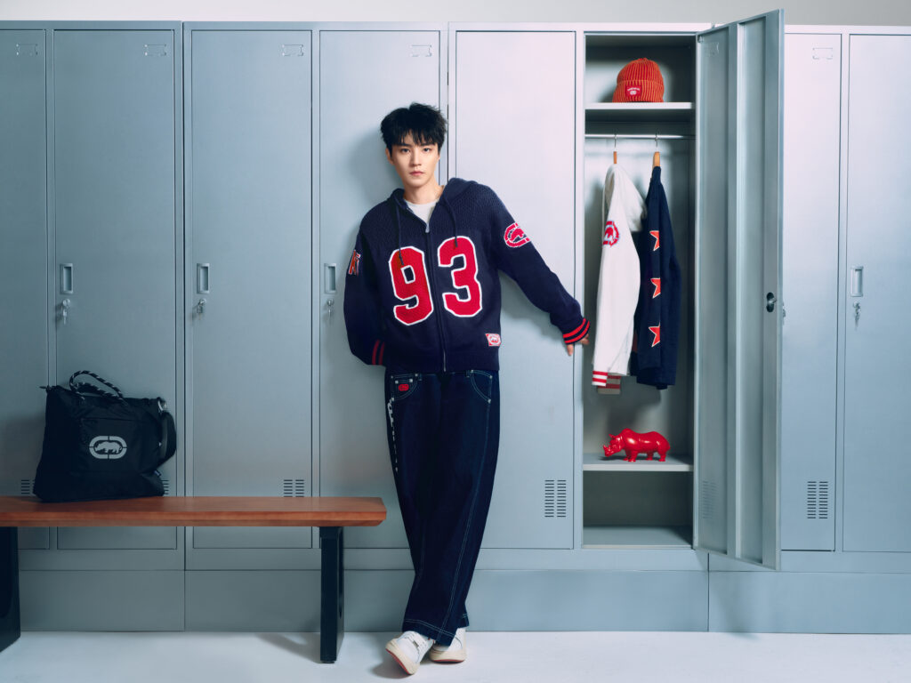 Wang Junkai, ECKO Greater‑China spokesperson for 2026 fall‑winter streetwear campaign